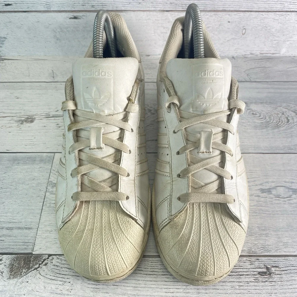 Adidas Superstar Foundation Shoes Mens 5.5 White Casual Walking Sneakers Retro